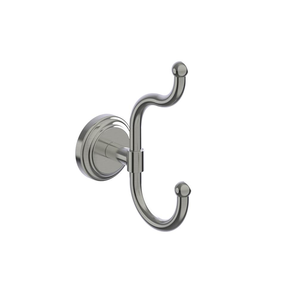Kartners - FLORENCE - Large Coat Hook -Brushed Nickel - Brushed Nickel