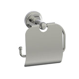 Kartners - FLORENCE - Toilet Paper Holder  with Cover-Polished Nickel - Polished Nickel