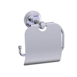 Kartners - FLORENCE - Toilet Paper Holder  with Cover-Polished Chrome - Polished Chrome