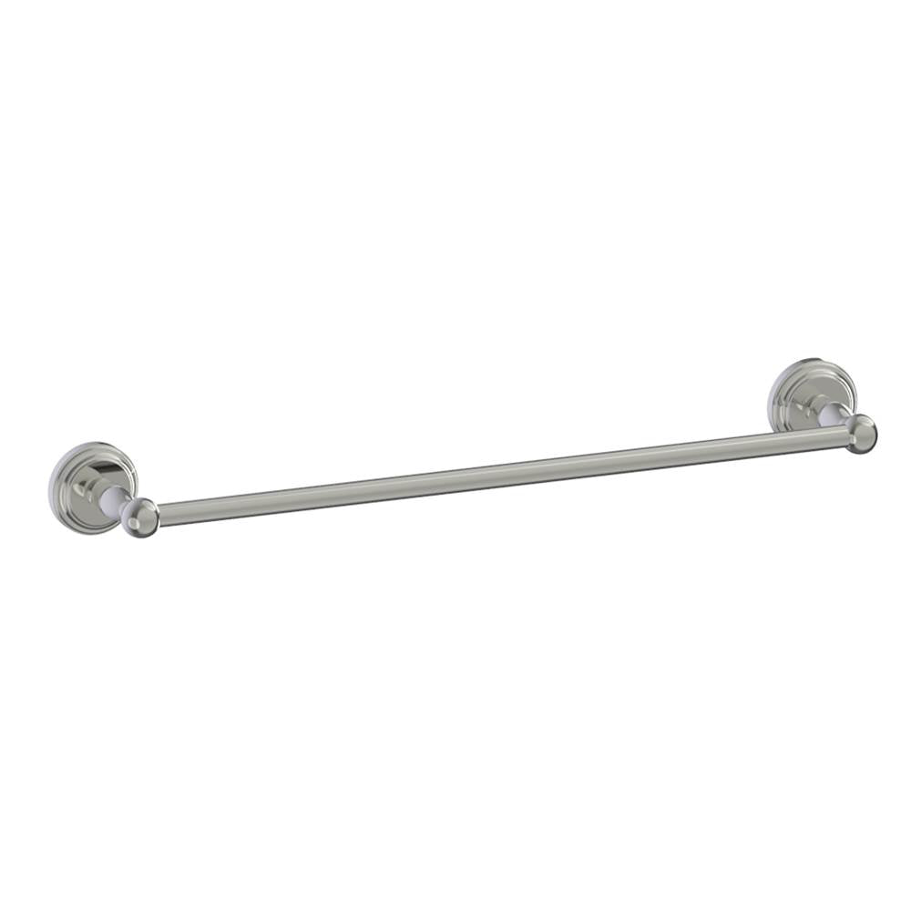 Kartners - FLORENCE - 18-inch Bathroom Towel Bar-Polished Nickel - Polished Nickel