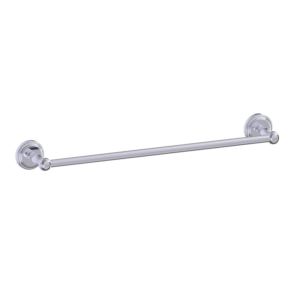 Kartners - FLORENCE - 18-inch Bathroom Towel Bar-Polished Chrome - Polished Chrome