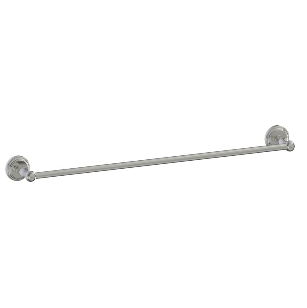Kartners - FLORENCE - 24-inch Bathroom Towel Bar-Brushed Nickel - Brushed Nickel