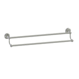 Kartners - FLORENCE - 24-inch Double Bathroom Towel Bar-Polished Nickel - Polished Nickel