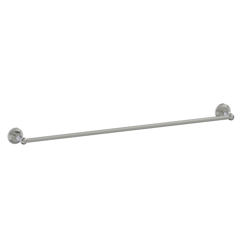 Kartners - FLORENCE - 30-inch Bathroom Towel Bar-Brushed Nickel - Brushed Nickel