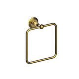 Kartners - FLORENCE - Square Towel Ring-Prosecco Bronze - Prosecco Bronze