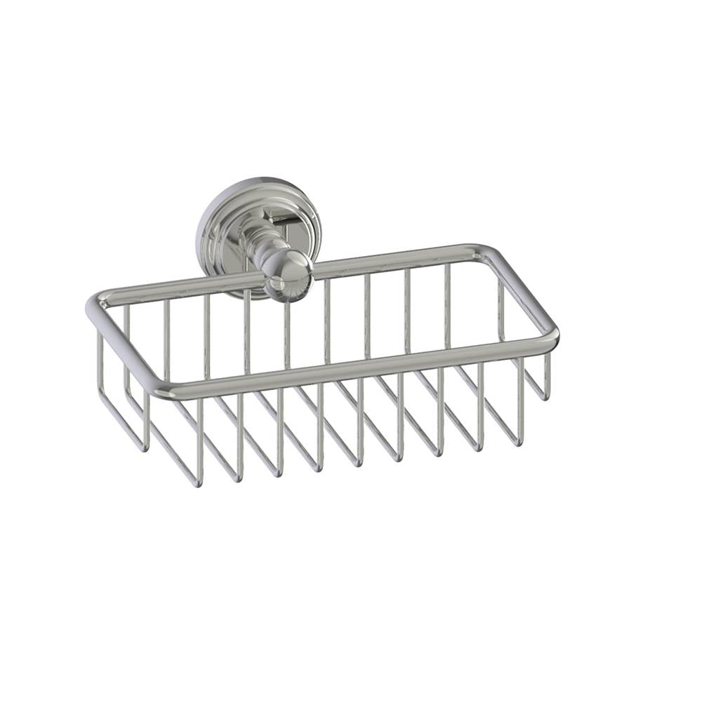 Kartners - FLORENCE - Soap Basket-Polished Nickel - Polished Nickel