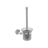 Kartners - FLORENCE - Toilet Brush Set-Brushed Nickel - Brushed Nickel