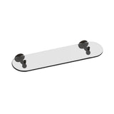 Kartners - FLORENCE - 20-inch Glass Shelf-New World Bronze - New World Bronze