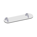 Kartners - FLORENCE - 20-inch Glass Shelf-Polished Chrome - Polished Chrome