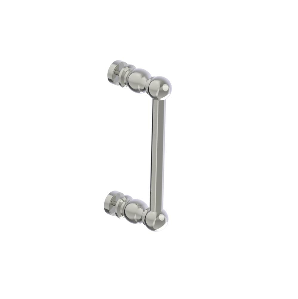 Kartners - FLORENCE - 8-inch Single Shower Door Handle-Polished Nickel - Polished Nickel