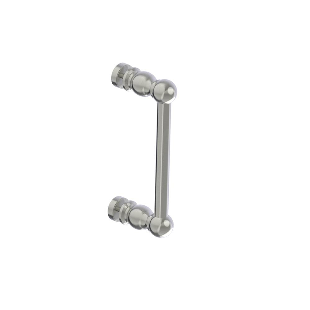 Kartners - FLORENCE - 8-inch Single Shower Door Handle-Brushed Nickel - Brushed Nickel