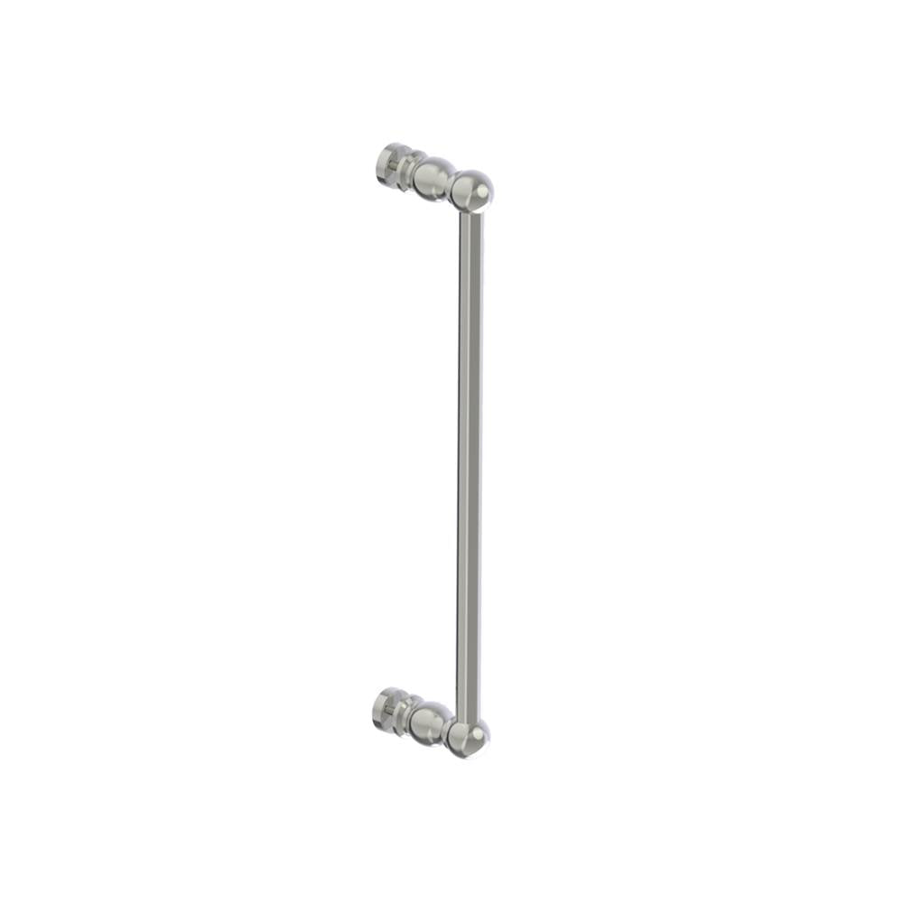 Kartners - FLORENCE - 18-inch Single Shower Door Handle-Polished Nickel - Polished Nickel