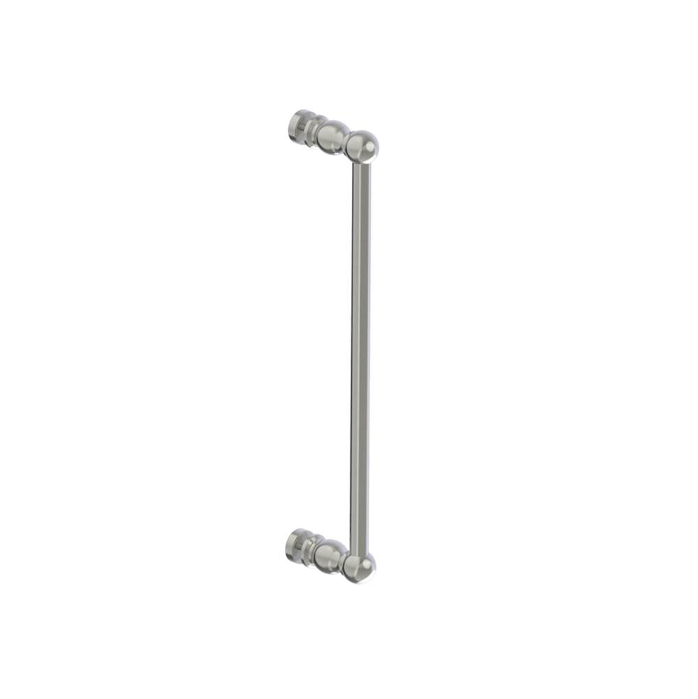 Kartners - FLORENCE - 18-inch Single Shower Door Handle-Brushed Nickel - Brushed Nickel