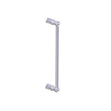 Kartners - FLORENCE - 18-inch Single Shower Door Handle-Polished Chrome - Polished Chrome