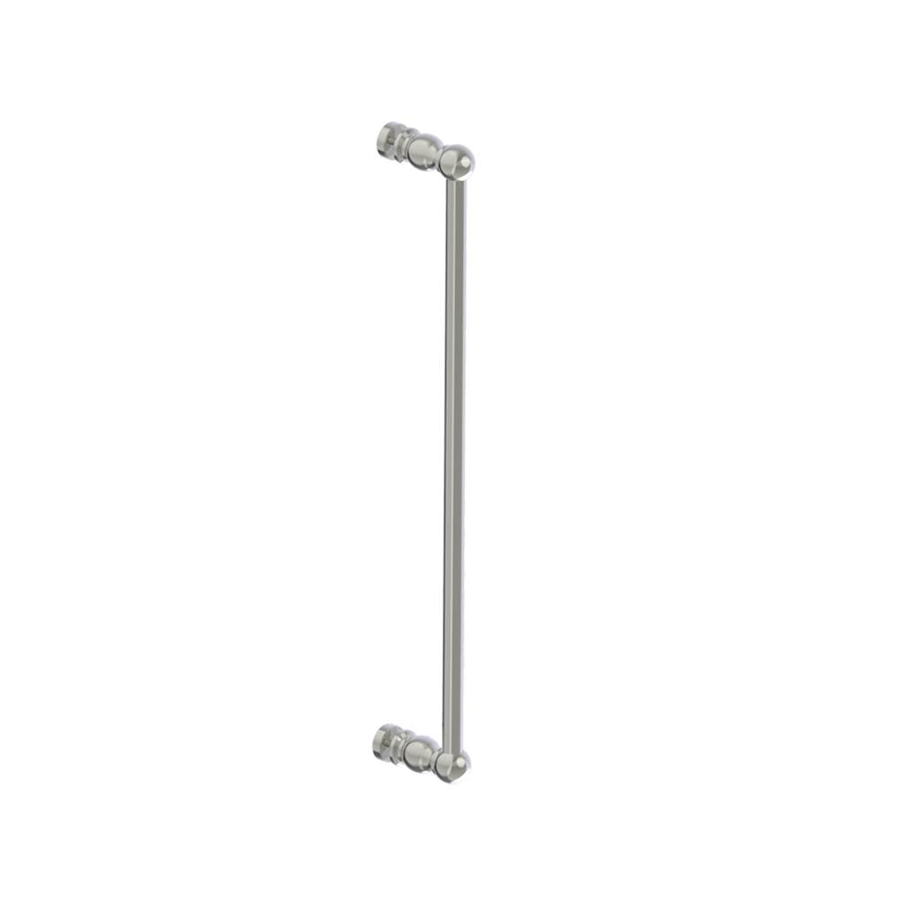 Kartners - FLORENCE - 24-inch Single Shower Door Handle-Polished Nickel - Polished Nickel