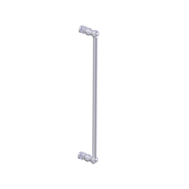 Kartners - FLORENCE - 24-inch Single Shower Door Handle-Polished Chrome - Polished Chrome