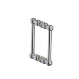 Kartners - FLORENCE - 8-inch Double Shower Door Handle-Polished Nickel - Polished Nickel