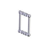 Kartners - FLORENCE - 8-inch Double Shower Door Handle-Polished Chrome - Polished Chrome
