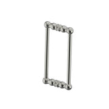 Kartners - FLORENCE - 12-inch Double Shower Door Handle-Polished Nickel - Polished Nickel