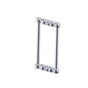 Kartners - FLORENCE - 12-inch Double Shower Door Handle-Polished Chrome - Polished Chrome