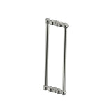 Kartners - FLORENCE - 18-inch Double Shower Door Handle-Brushed Nickel - Brushed Nickel