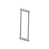 Kartners - FLORENCE - 18-inch Double Shower Door Handle-Polished Chrome - Polished Chrome