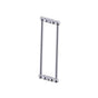 Kartners - FLORENCE - 18-inch Double Shower Door Handle-Polished Chrome - Polished Chrome