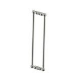 Kartners - FLORENCE - 24-inch Double Shower Door Handle-Polished Nickel - Polished Nickel