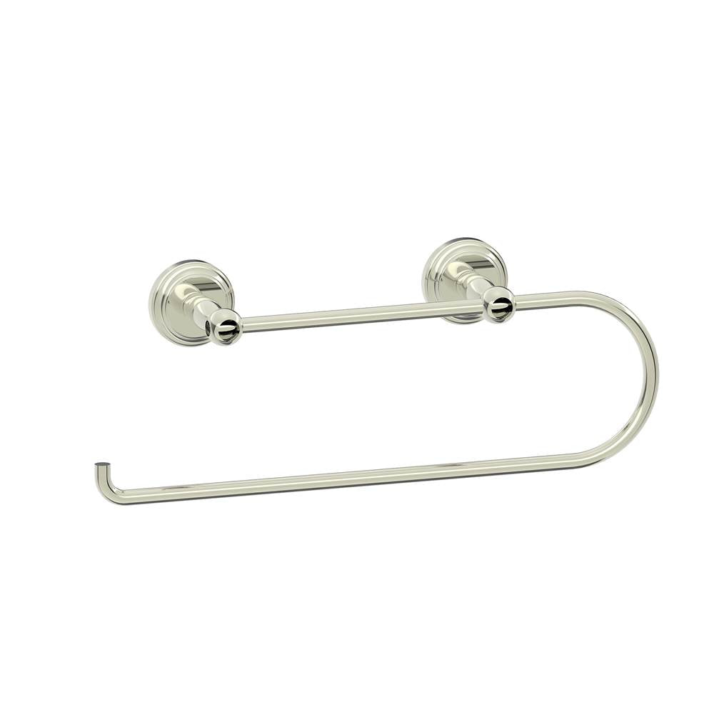 Kartners - FLORENCE - Double Post Paper Towel Holder -Polished Nickel - Polished Nickel