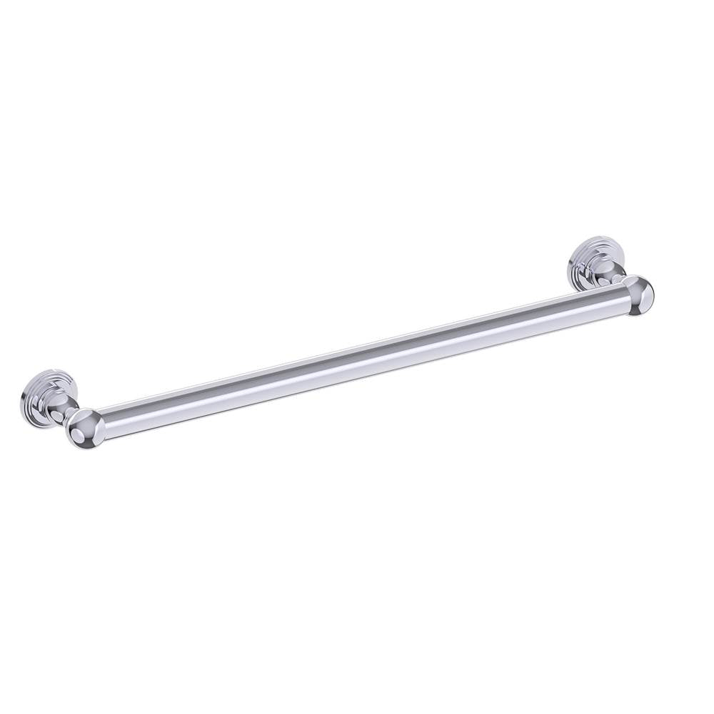 Kartners - FLORENCE -  24-inch Grab Bar-Polished Chrome - Polished Chrome