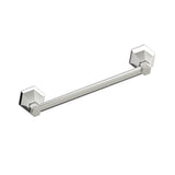 Kartners - PISA - 9-inch Bathroom Towel Bar-Polished Nickel - Polished Nickel