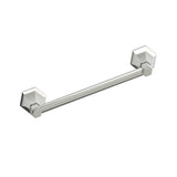 Kartners - PISA - 9-inch Bathroom Towel Bar-Brushed Nickel - Brushed Nickel