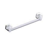 Kartners - PISA - 9-inch Bathroom Towel Bar-Polished Chrome - Polished Chrome