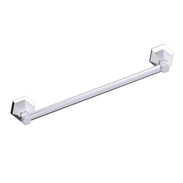 Kartners - PISA - 12-inch Bathroom Towel Bar-Polished Chrome - Polished Chrome