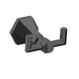 Kartners - PISA - Double Prong Robe Hook-Matte Black - Matte Black