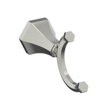 Kartners - PISA - Large Coat Hook-Brushed Nickel - Brushed Nickel