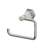 Kartners - PISA - Drop Toilet Paper Holder (Left)-Brushed Nickel - Brushed Nickel