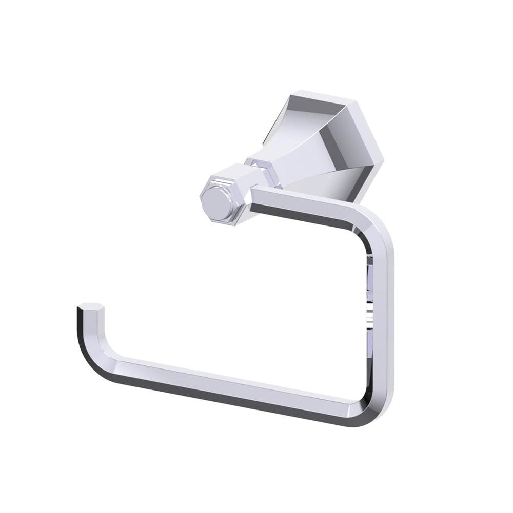 Kartners - PISA - Drop Toilet Paper Holder (Left)-Polished Chrome - Polished Chrome