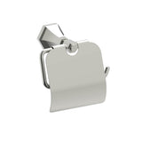 Kartners - PISA - Drop Toilet Paper Holder with Cover-Polished Nickel - Polished Nickel