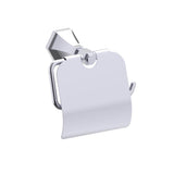 Kartners - PISA - Drop Toilet Paper Holder with Cover-Polished Chrome - Polished Chrome