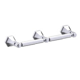 Kartners - PISA - Double Toilet Paper Holder-Polished Chrome - Polished Chrome