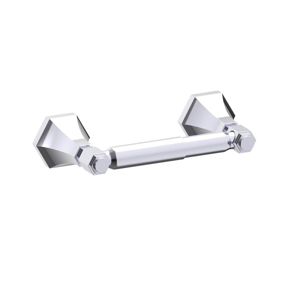 Kartners - PISA - Classic Toilet Paper Holder-Brushed Chrome - Brushed Chrome