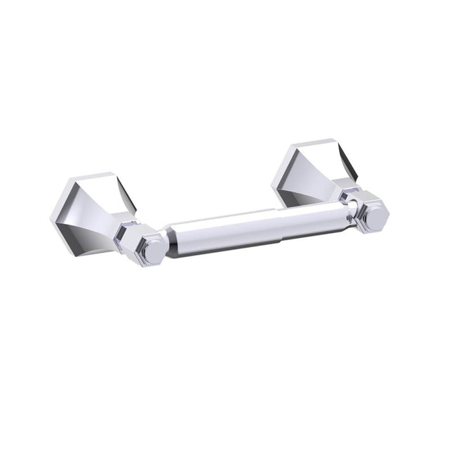 Kartners - PISA - Classic Toilet Paper Holder-Brushed Chrome - Brushed Chrome