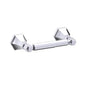 Kartners - PISA - Classic Toilet Paper Holder-Brushed Chrome - Brushed Chrome