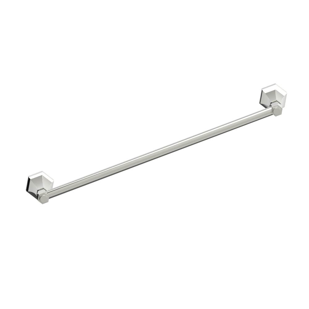 Kartners - PISA - 18-inch Bathroom Towel Bar-Polished Nickel - Polished Nickel