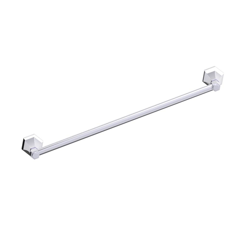 Kartners - PISA - 18-inch Bathroom Towel Bar-Polished Chrome - Polished Chrome