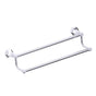 Kartners - PISA - 18-inch Double Bathroom Towel Bar-Polished Chrome - Polished Chrome