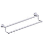 Kartners - PISA - 24-inch Double Bathroom Towel Bar-Polished Chrome - Polished Chrome
