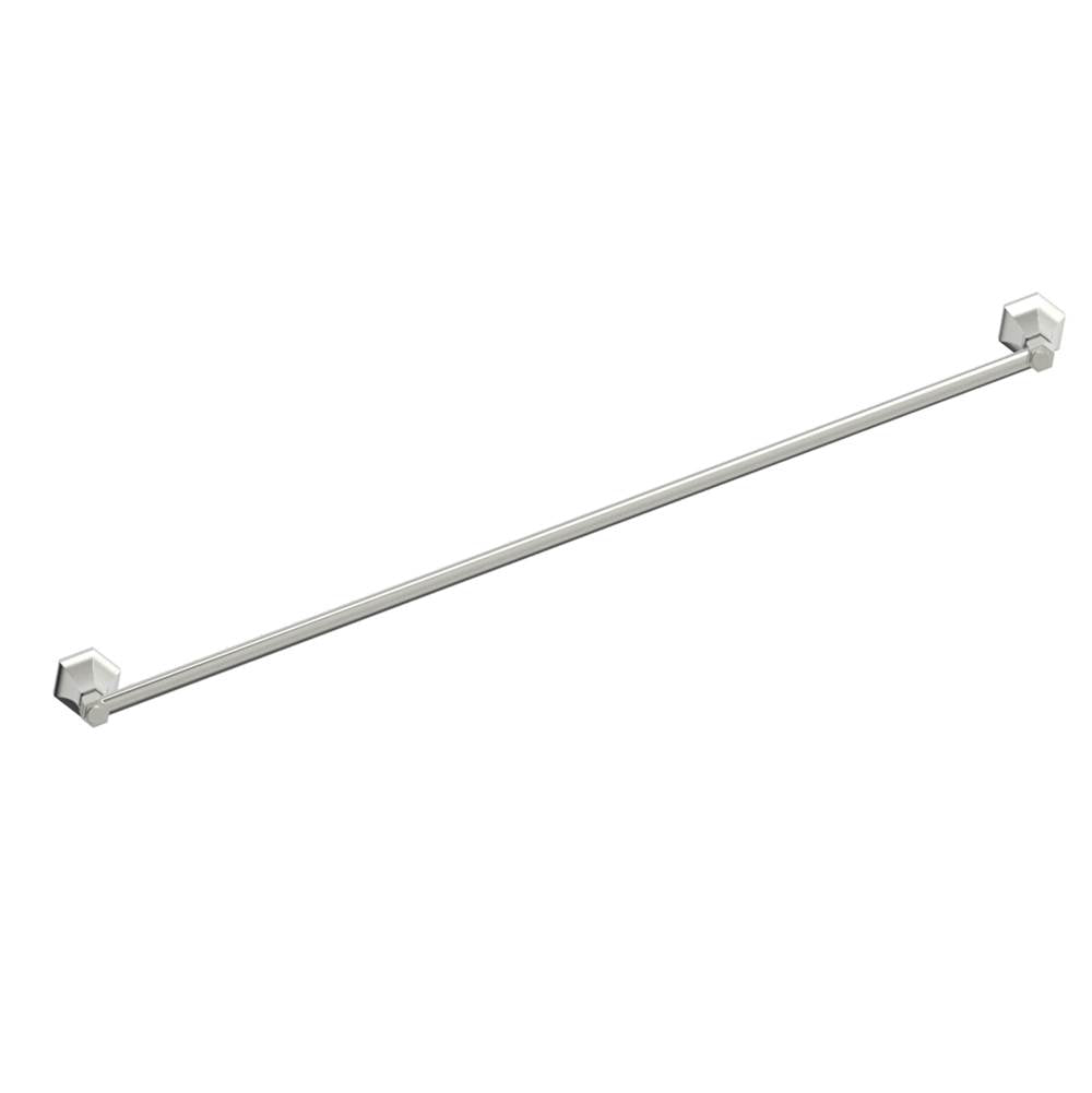 Kartners - PISA - 30-inch Bathroom Towel Bar-Brushed Nickel - Brushed Nickel