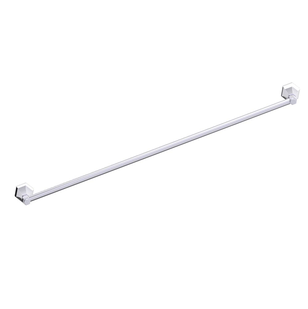 Kartners - PISA - 30-inch Bathroom Towel Bar-Polished Chrome - Polished Chrome